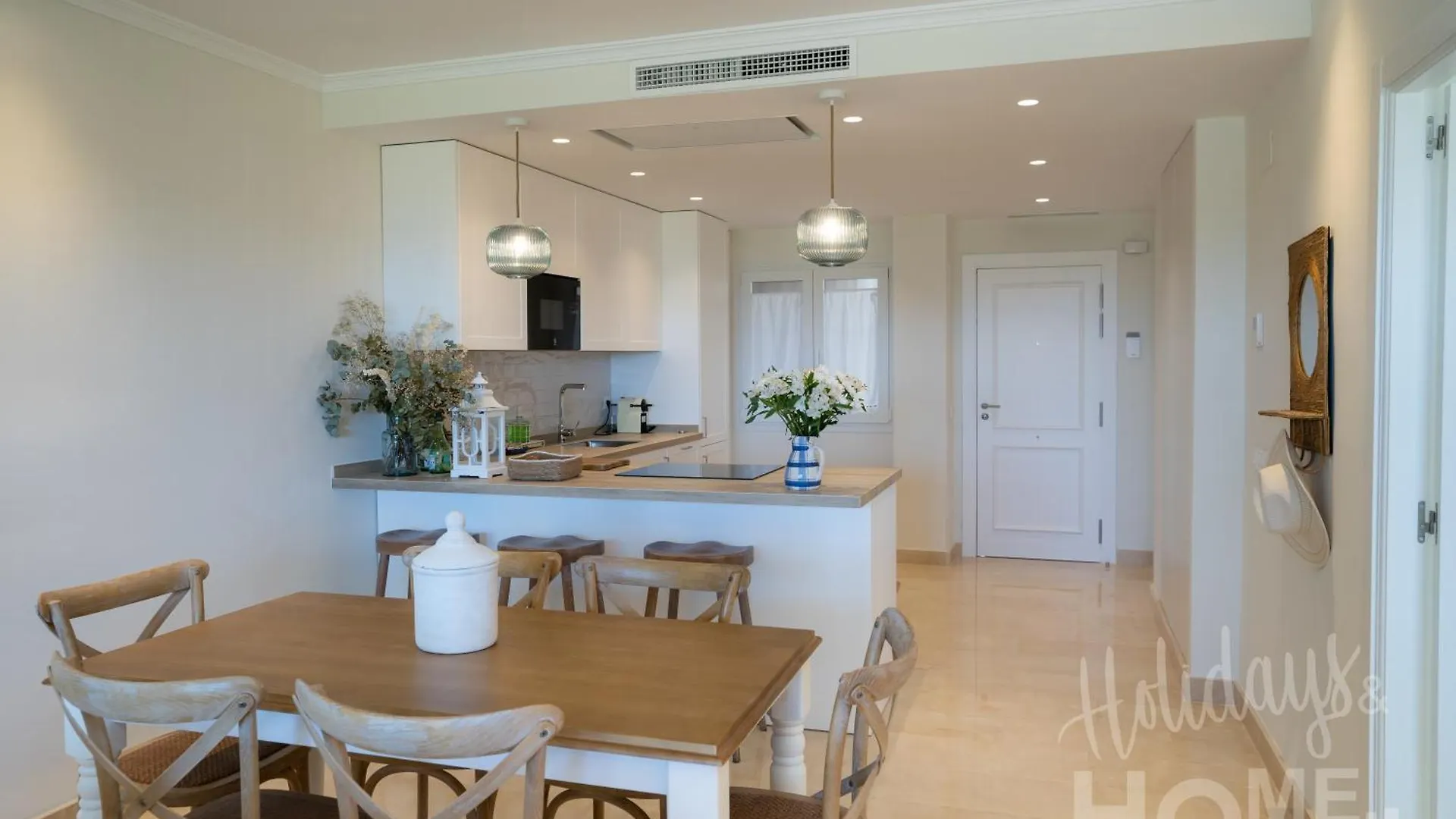 Apartment Beachfront Complex Neptuno III , Sea Views, Pool And Garden,Elviria Marbella Spain
